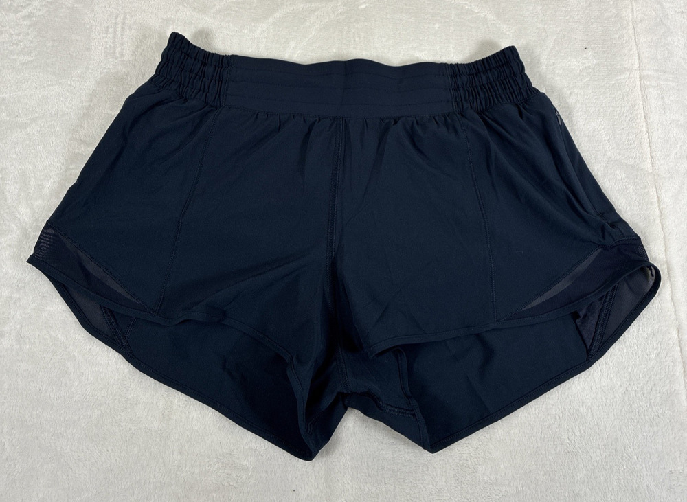 Lululemon Hotty Hot Shorts True Navy Blue Low Rise 2" Inseam Size 8 Bnfts Chrty